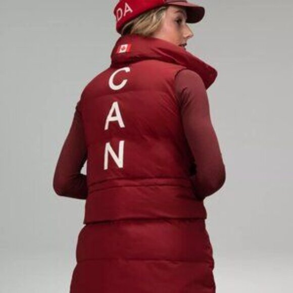 NWT Lululemon Team Canada Transformable Parka Vest Beijing 2022 - Picture 1 of 7